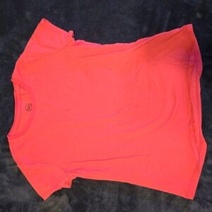 Girls plain pink t-shirt